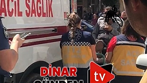 Dinar'da 1 Kişi Bıçaklandı