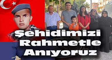 Dinar'da Şehidimiz Lokman Hakka İnanan'a Mevlüdü Şerif Okutuldu