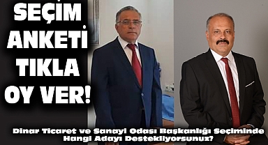 Dinar Ticaret Odası Seçimlerinde Kimi Destekliyorsunuz?