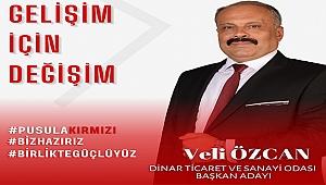DİNAR TİCARET VE SANAYİ ODASI BAŞKAN ADAYI VELİ ÖZCAN BASIN AÇIKLAMASI
