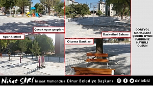 Dörtyol Mahallesine yaptığımız yeni çocuk oyun parkı çocuklarımızın beğenisini aldı