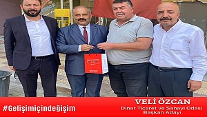 Ticaret ve Sanayi Odası Başkan Adayı Veli Özcan ve Ekibinden Dazkırı'ya Ziyaret