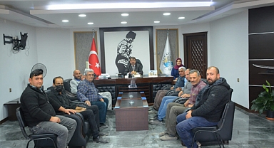 Başkan Nihat Sarı Eski Sanayideki Dükkanlara İçme Suyu