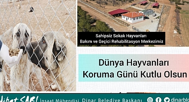 Belediye Başkanı Nihat Sarı’dan Dünya Hayvanları Koruma Günü Mesajı 