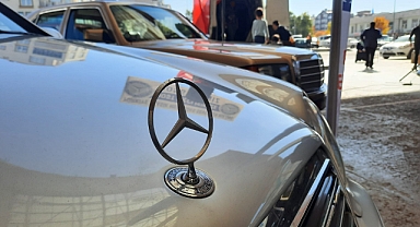 Burdur'da Klasik Mercedesler Festivali