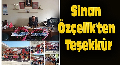 Dinar Belediye İtfaiye Müdürü Sinan Özçelik'ten Teşekkür