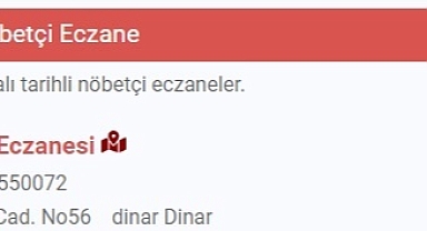 Dinar Nöbetçi Eczane