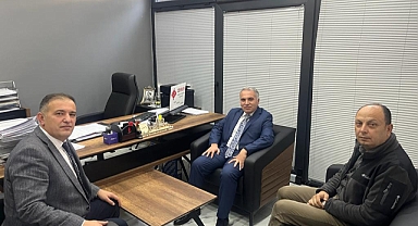 Kaymakam Duru'dan İYİ Parti Dinar İlçe Başkanına ziyaret