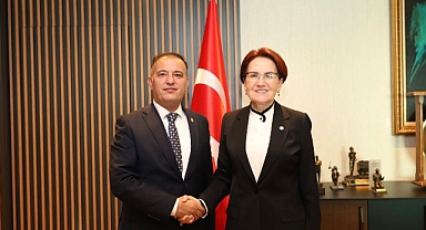 Oktay Sayın İYİ Parti Genel Başkanı Meral Akşener'i Ziyaret Etti