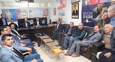 Ak Parti Dinar'da Toplantı Yaptı