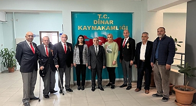 Başkan İsmail Kumartaşlı’dan Kaymakam Kemal Duru’ya Ziyaret