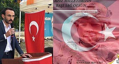 Dazkırı Ak Parti İlçe Başkanı Ramazan Bayazıt'tan Başsağlığı Mesajı
