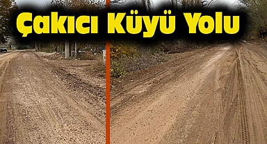 Dinar Çakıcı Köyü Yolu Çamur'dan Geçilmiyor