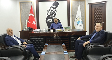 Dinar Ceza Evi Müdürü Erkan Bingöl, Başkan Nihat Sarı'yı Davet Etti