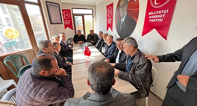 Dinar MHP’de Toplantı Yapıldı