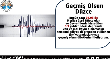 Geçmiş olsun Düzce