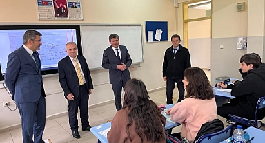 KAYMAKAM DURU FEN LİSESİNİ ZİYARET ETTİ