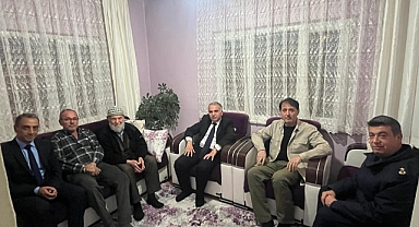 KAYMAKAM DURU ŞEHİT MAHMUT KAVAK’IN AİLESİNİ ZİYARET ETTİ