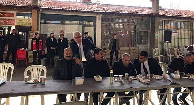 Belediye Başkanımız Nihat Sarı, Şehit Köroğlu’nun Mevlid programına katıldı