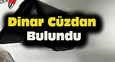 Dinar'da Cüzdan Bulundu