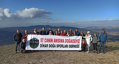 Dinar Doğa Sporları Derneğinden anlamlı faaliyet