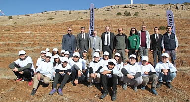 Dinar GÜRİŞ'de 10 Bin Fidan Dikimi Yapıldı