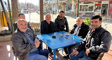 Dinar Kaymakamı Kemal Duru Kahvede Vatandaşlarla Sohbet Etti