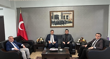 Kaymakam ve Başsavcı'dan Kaymakam Kemal Duru'ya Ziyaret
