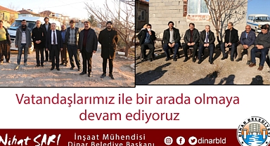 Vatandaşlarımız ile bir arada olmaya devam ediyoruz