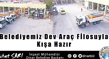 Belediyemiz dev araç filosuyla Kışa Hazır