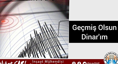 Geçmiş Olsun Dinar'ım