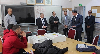 Kaymakam Duru Mesleki ve Teknik Anadolu Lisesine Ziyarette Bulundu