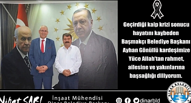 Belediye Başkanımız Nihat Sarı’dan Başsağlığı Mesajı