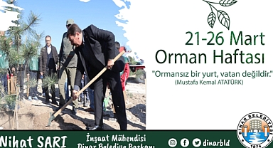 Belediye Başkanımız Nihat Sarı’dan Orman Haftası Mesajı