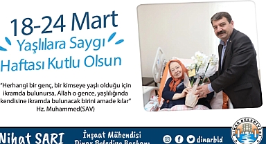 Geçmişimizi bugüne taşıyan yaşlılarımızın Yaşılar Haftası Kutlu Olsun