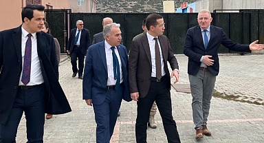 Kaymakam Duru, Dinar Ceza İnfaz Kurumuna incelemede bulundu