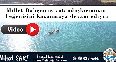 Millet Bahçemiz vatandaşlarımızın beğenisini kazanmaya devam ediyor
