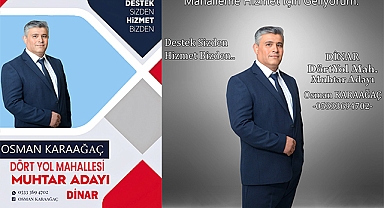 Osman Karaağaç Döryol Mahallesine Muhtar Adaylığını Açıkladı