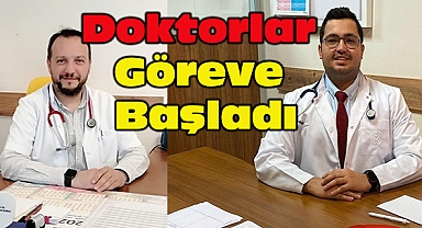 Dinar'da 2 Doktor Göreve Başladı