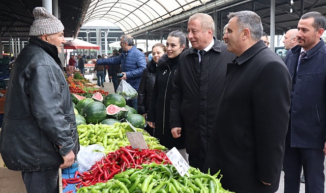 Hakan Şeref Olgun;”Pazarcı esnafının yüzü gülecek”