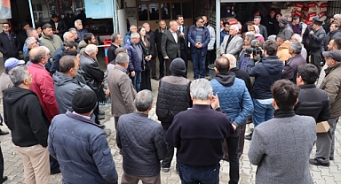 Milletvekili Adayı Şeref Olgun;’ EL KOYAN DEĞİL EL VERMEYE GELİYORUZ.’