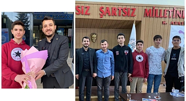 AK Parti Milletvekili Adayı Karahan'dan Gençlik Meclisi Başkanı Kandemir'e ziyaret
