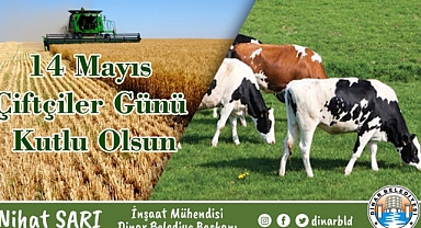 Belediye Başkanımız Nihat Sarı, çiftçilerimizin gününü kutladı