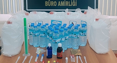 DİNAR EMNİYETİ KAÇAK ALKOL AVINDA