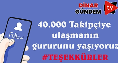 Gazetemiz 40.000 takipçiye ulaştı