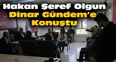 Hakan Şeref Olgun'dan İYİ Parti Dinar Teşkilatına Teşekkür Ziyareti