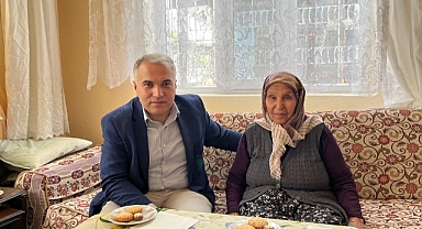 KAYMAKAM DURU ANNELER GÜNÜNDE ŞEHİTİMİZİN ANNESİNİ ZİYARET ETTİ