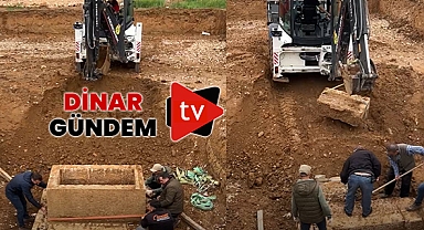 Lahit, sergilenmek üzere Afyonkarahisar Müze Müdürlüğüne götürüldü
