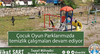Parklarımızda temizlik çalışmalarımız devam ediyor