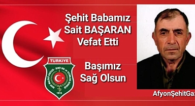 Şehit Babası Vefat Etti